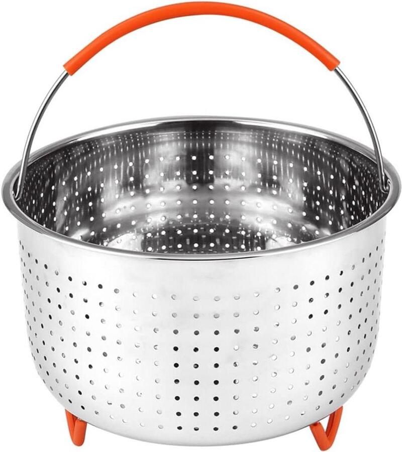 Stoommand Kookmand Gezond Koken Roestvrij Staal 3 Liter Zilver