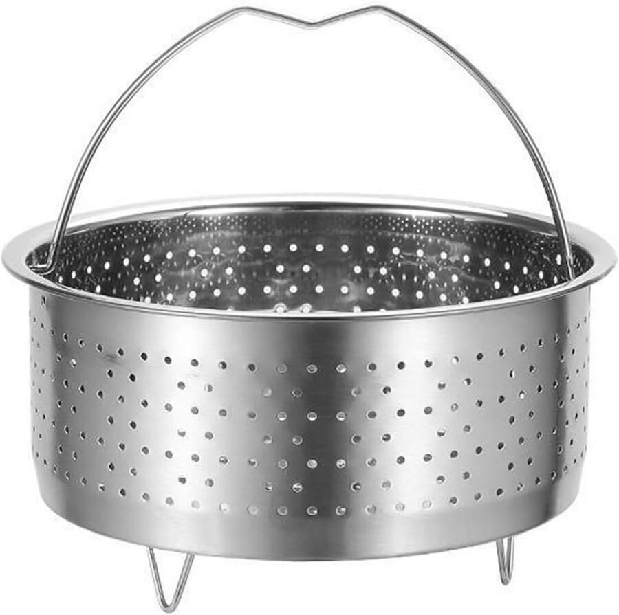 Stoommand Kookmand RVS Gezond Koken Food Grade Staal 22 cm Zilver