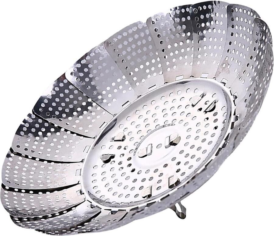Stoommand Opvouwbare stomer Gezond koken Roestvrij staal Universeel Zilver