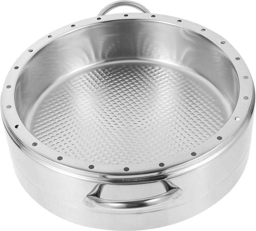 Stoommand Roestvrij Staal Keuken Accessoire Gezond Koken Verdikt Materiaal 36x28.5x8.5cm Zilver