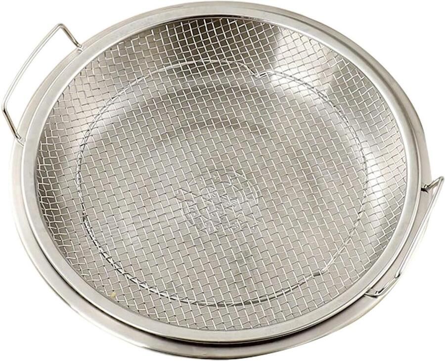 Stoommand Roestvrij Staal Kookmand Inzet Gezond Koken Verstelbaar Ontwerp 26 cm Uitklapbaar Zilverkleurig