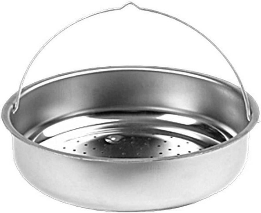 Stoommand Roestvrij Staal Stoominzet Mandje Gezond Koken Hittebestendig Materiaal 8 Liter Zilver