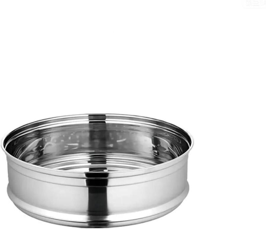 Stoommand Roestvrij Staal Voedsel Mand Koken en Stomen Stapelbaar Ontwerp 26-32cm Diameter Zilver - Foto 1