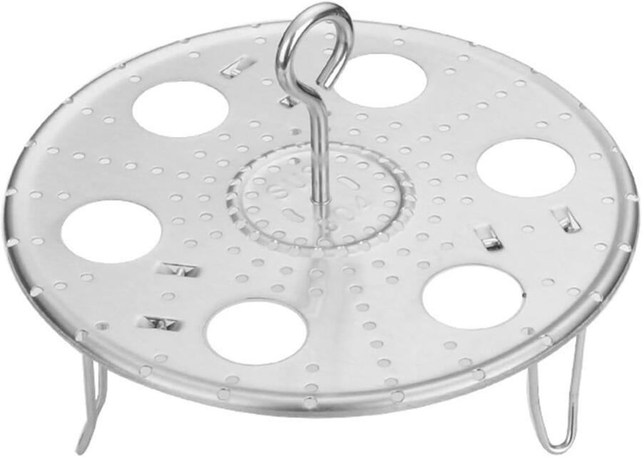 Stoommand Roestvrijstaal Opvouwbaar Stoominzet Gezond Koken Afneembaar Handvat 16 x 16 x 7 cm