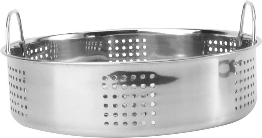 Stoommand RVS Keuken Stomer Gezond Koken Gelijkmatige Verwarming 23 cm Zilver
