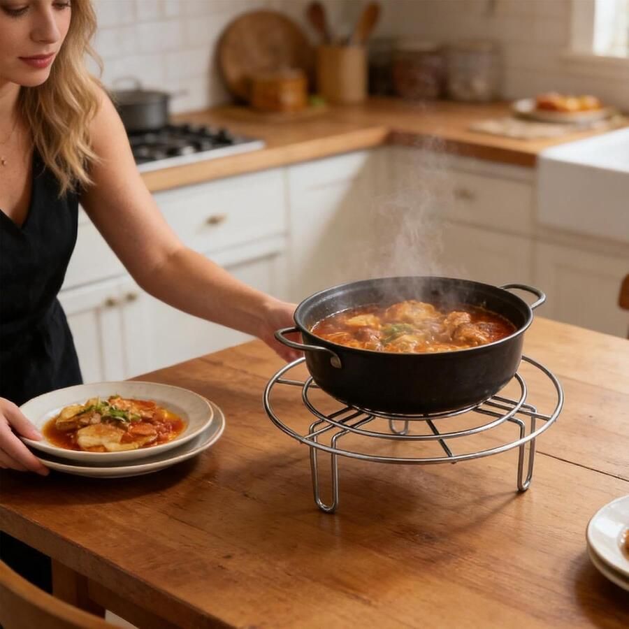 Stoommand RVS Koelrek Bakrek Gezond Koken Voedselveilig Roestvrij Staal 27.5 cm Zilver