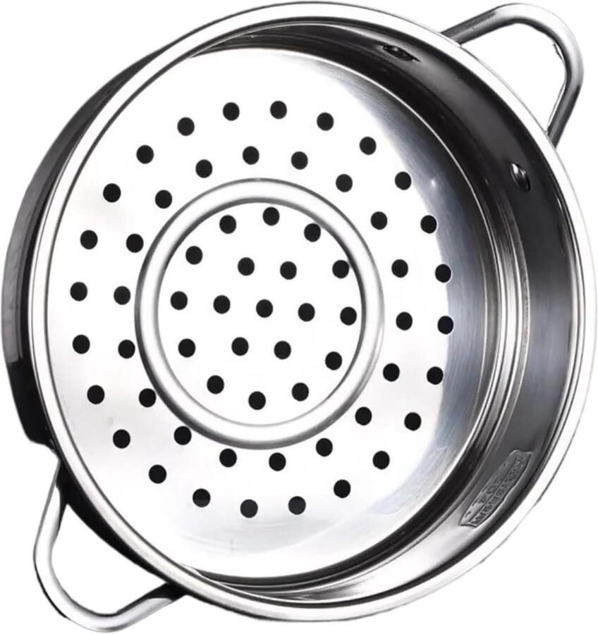 Stoommand RVS Kookinzet Gezond Koken Universeel Pasvorm 16 cm Zilverkleurig