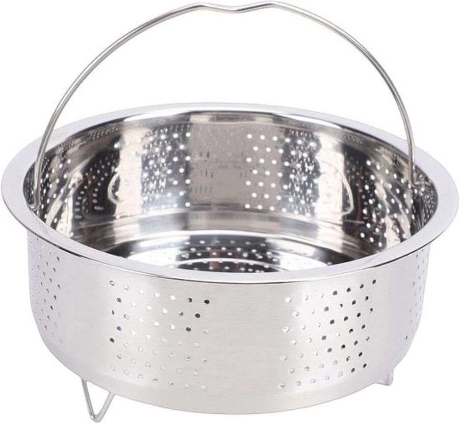 Stoommand RVS Kookmand Vergiet Gezond Koken Suiker Reductie 20 cm Diameter