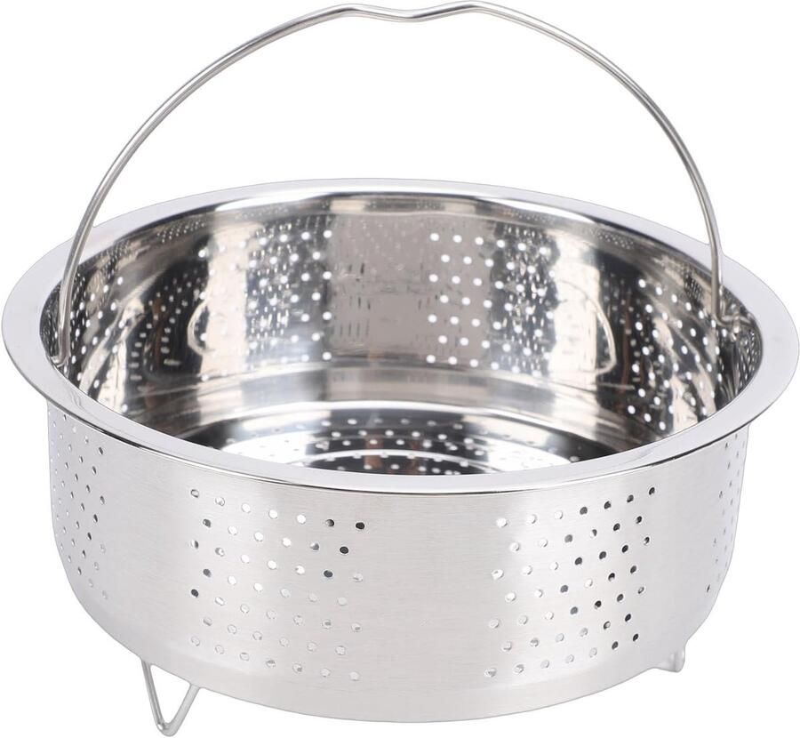 Stoommand RVS Vergiet Mand Gezond Koken Met Handvat 138 cm