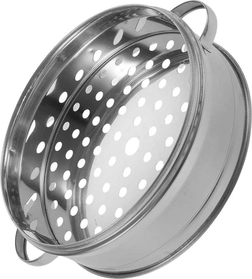 Stoommand RVS Stoominrichting Keuken Gezond Koken Verstevigd Ontwerp 28 cm Breed Zilverkleurig