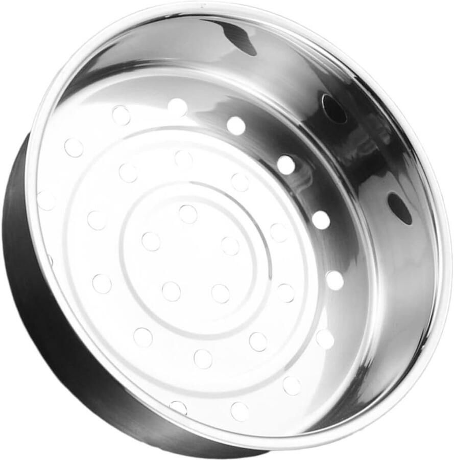 Stoommand RVS Stoominzet Keuken Gezond Koken Duurzaam Materiaal 22.5cm Diameter Zilver