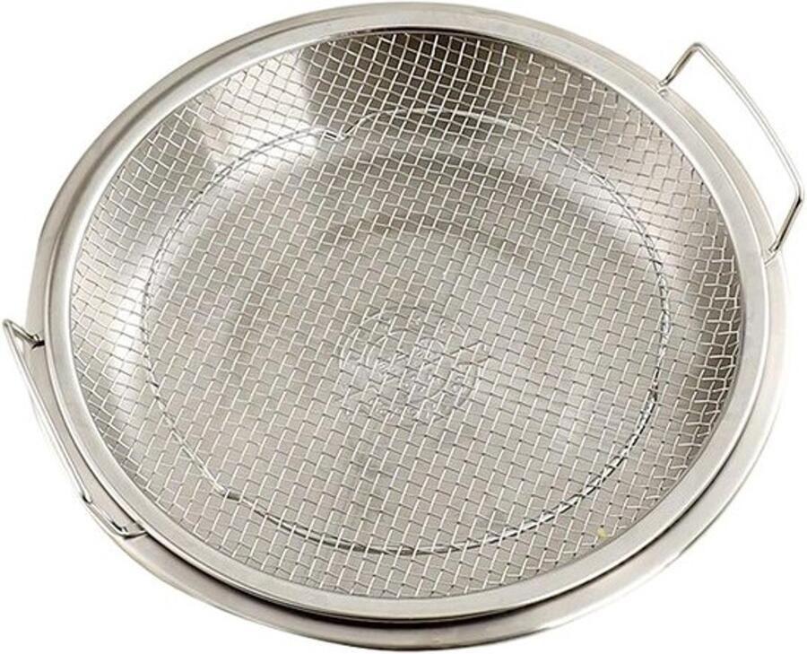 Stoommand RVS Stoominzet Pan Gezond Koken Vaatwasserbestendig 22 cm Diameter Zilverkleurig