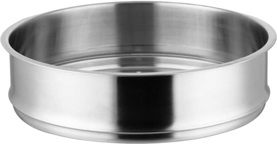 Stoommand RVS Voedselinzet Gezond Koken Geoptimaliseerde stoomcirculatie 28 cm Zilver