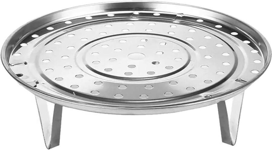 Stoommand Set Keuken Accessoires Gezond Koken Roestvrij Staal 22CM Zilver