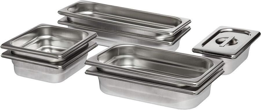 Stoommand Set Stoominzet Dubbele Bak Gezond Koken Roestvrij Staal 3.24 Kilogram Zilver