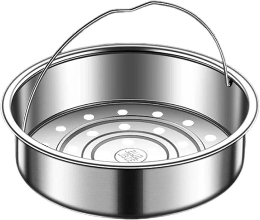 Stoommand Stoominzet Gezond Koken Roestvrij Staal 20 cm Zilver