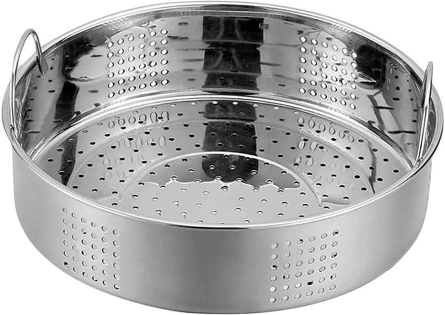 Stoommand Voedsel Draadgaas Mandje Gezond Koken Roestvrij Staal 25 Cm Zilver
