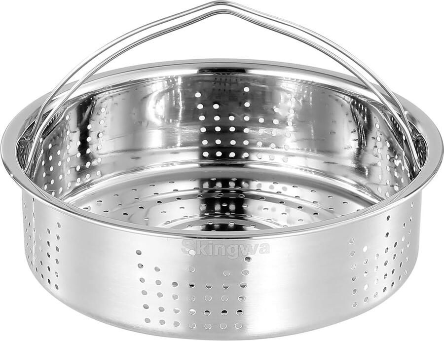 Stoommand voor 6 8 potten Steamer Basket Insert voor gezonder koken