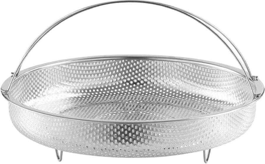 Stoommand voor Pot Stoomrek Keuken Gezond Koken Roestvrij Staal 23 cm Zilver