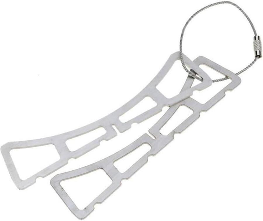 Stoommandje RVS Stoominzet Pan Buiten Koken Stabiele Ondersteuning 12.5 cm Zilverkleurig