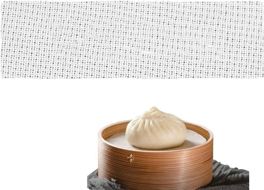 Stoommandje Voering Bakmat Stoommand Gezond Koken Non-stick Voedsel 33 x 53 cm Wit