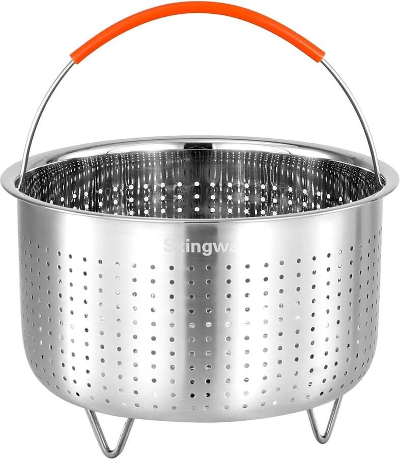 Stoommandje voor Instant Pot Roestvrij Staal Geschikt voor Maten
