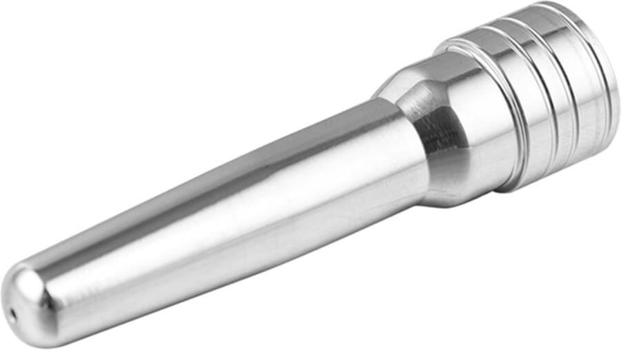 Stoommondstuk Koffiezetapparaat Melkopschuimer Accessoire Koffie Bereiden Enkel Gat Ontwerp 37 x 10 mm Zwart Zilver - Foto 1