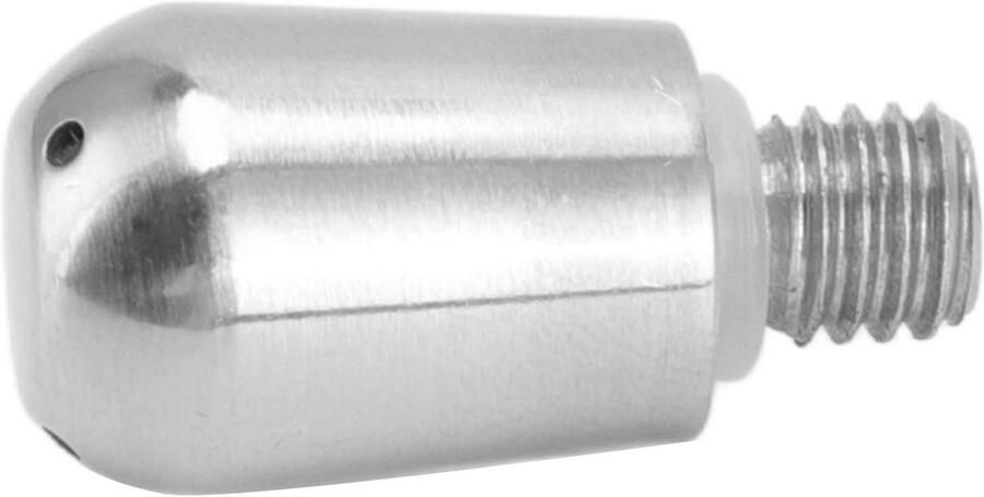 Stoommondstuk Koffiezetapparaat Melkschuimer Accessoire Melk Opschuimen Efficiënt 3 Gaten 12 x 23 cm Zilverkleurig