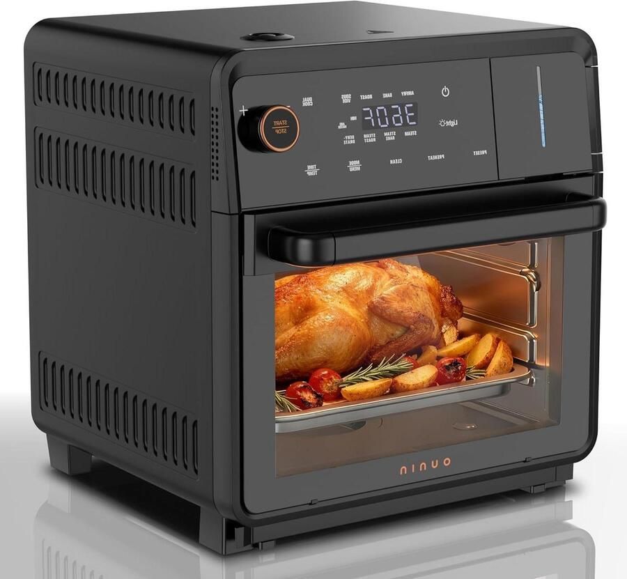 Stoomoven Combinatieoven Gezond Koken 9-in-1 Functies 24 Liter Zilver