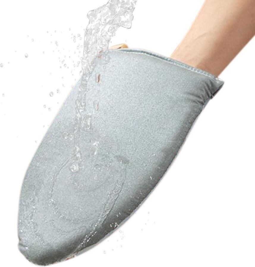 Stoomoven Handschoen Strijkplankje Kleding Stomen Waterdicht Ontwerp 25x14cm Grijs - Foto 1