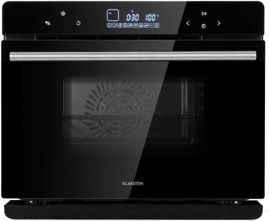 Stoomoven Multifunctionele oven Gezond Koken UltraSteam Technologie 24 Liter Zwart