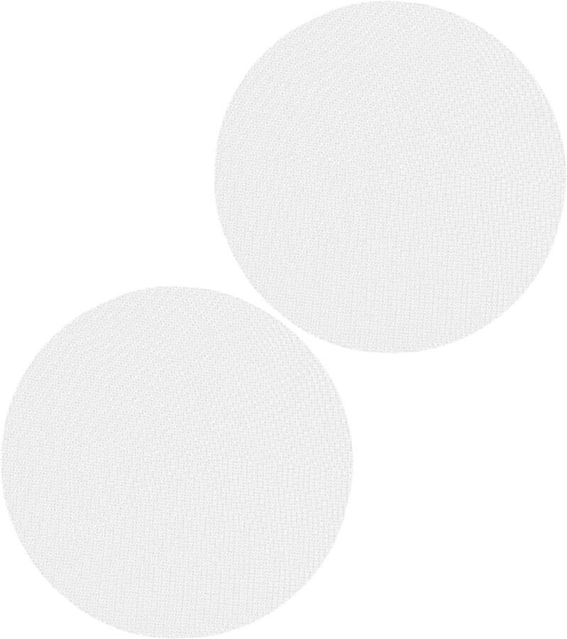 Stoompads Set Antiaanbak Vellen Broodjes Stomen Herbruikbaar Siliconen 2 Sets Wit
