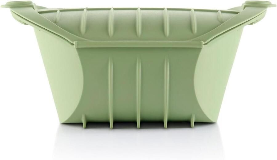 Stoompan Deluxe Stoommand Stoomkoker Gezond Koken Extra Diep 2000 ml Groen