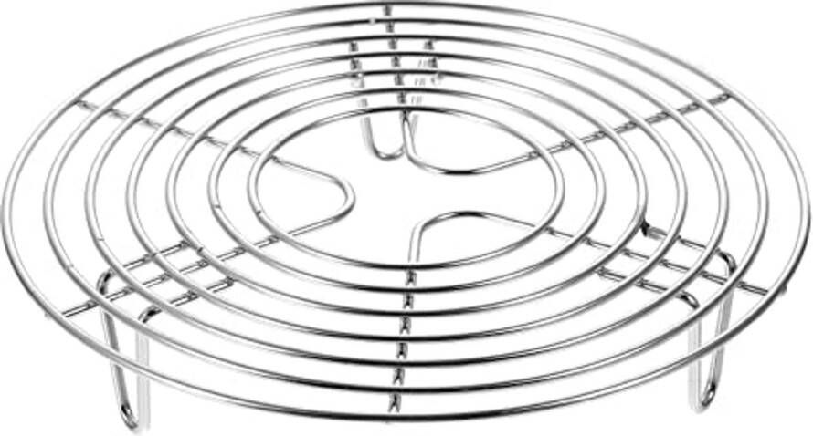 Stoompan Inzet Kookstandaard Roestvrij Staal Ronde Taartrooster en Stominzet voor Kookpannen