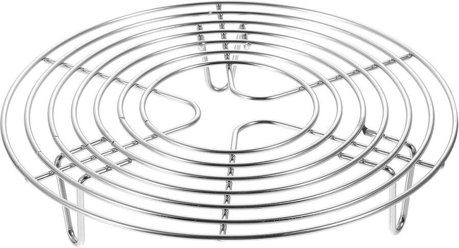 Stoompan Inzet Kookstandaard Roestvrij Staal Ronde Taartrooster en Stominzet voor Kookpannen