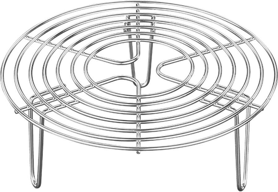 Stoompan Inzet Stoominzet RVS Gezond Koken Roestvrij Staal 304 20 cm Diameter Zilverkleurig