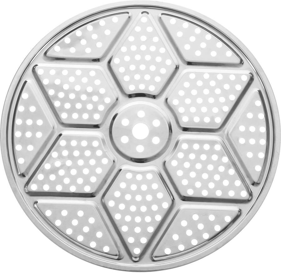 Stoompan Inzetstuk Stoommand Verdikt Gezond Koken Duurzaam Roestvrij Staal 42 cm Diameter Zilverkleurig