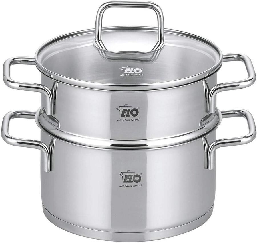 Stoompan roestvrij staal 18 cm Duurzaam en efficiënt koken