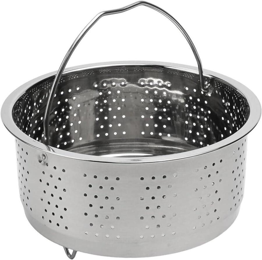 Stoompan Roestvrij Staal Stoommand Gezond Koken Vaatwasserbestendig 165 cm Zilverkleurig