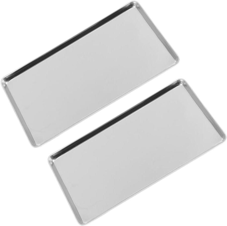 Stoompan Roestvrij Staal Veelzijdige lade Professioneel Koken Rechthoekige Vorm 23.50X17.50CM Zilver