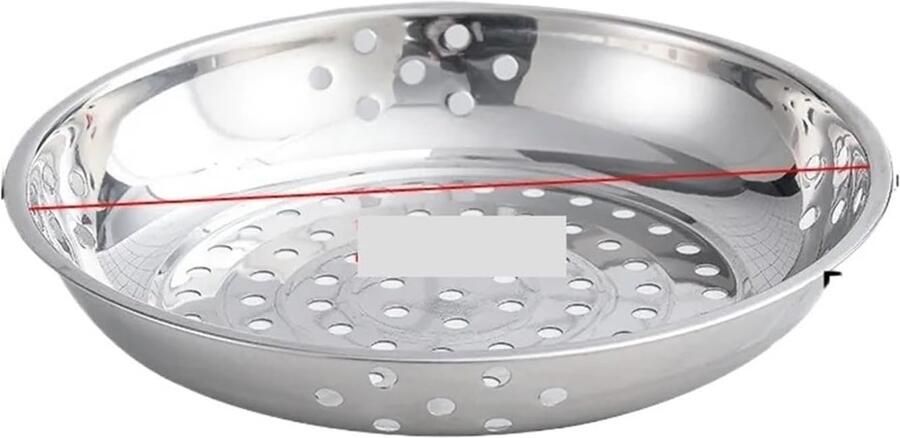Stoompan Roestvrijstaal Groente Zeef Lade Gezond Koken Supergrote Diepe Pan 35.2 x 5.1 cm