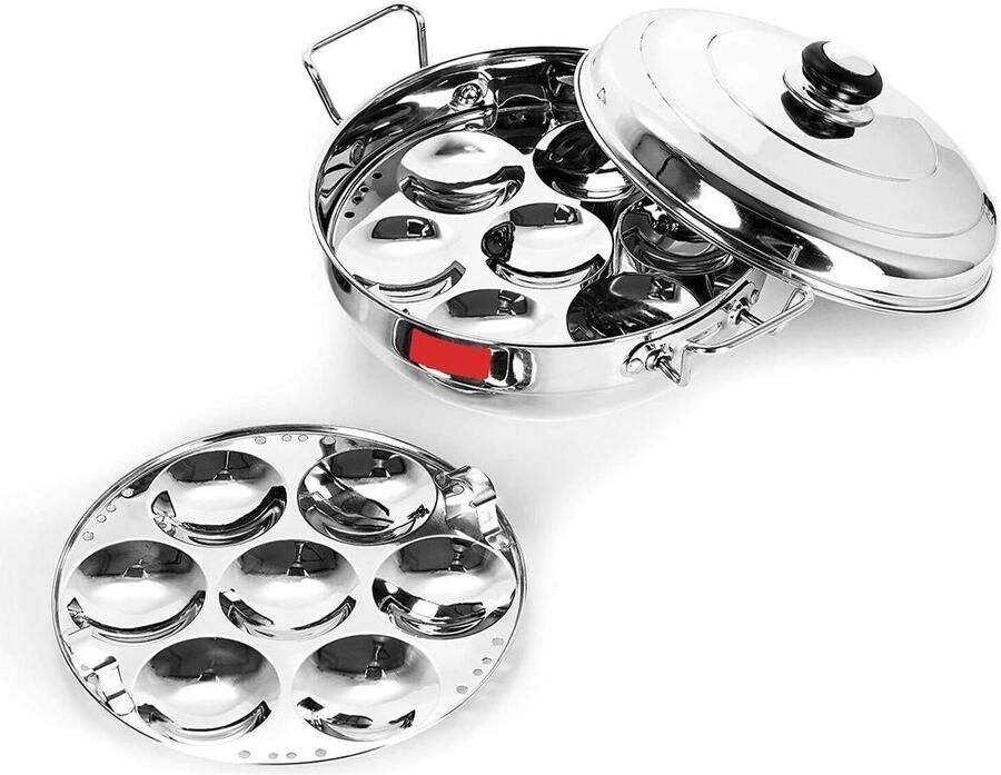 Stoompan Set Keuken Stomer Gezond Koken Multi Functioneel 5 Platen Staal