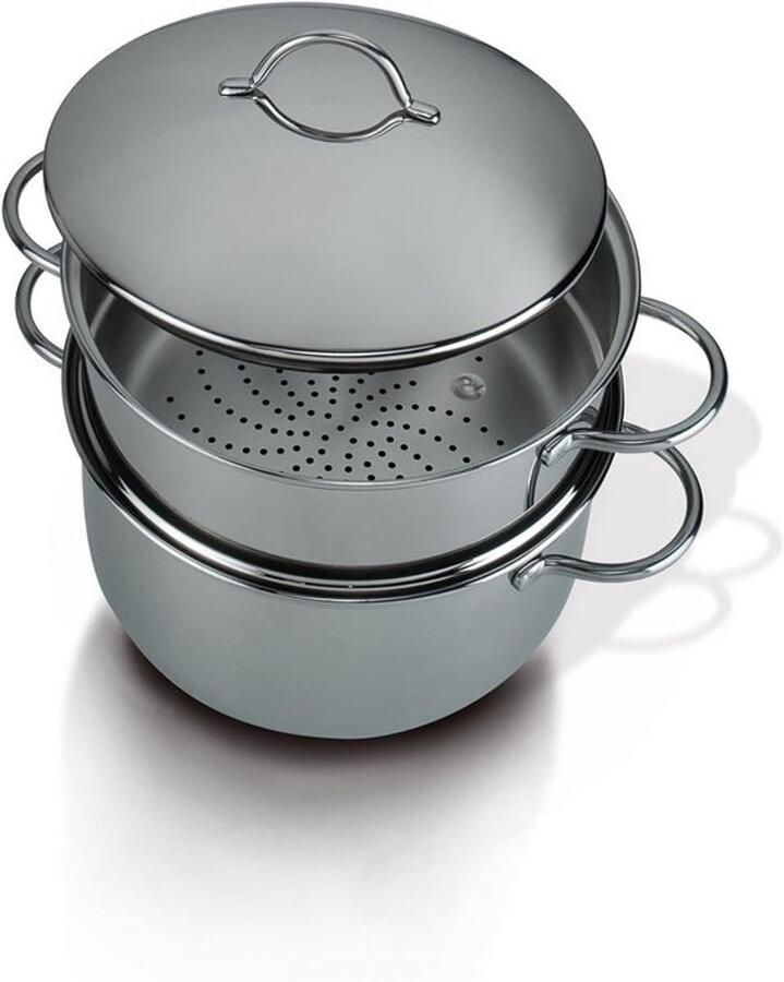 Stoompan zonder bodem Stoominzet Stoomaccessoire Gezond Koken Roestvrij staal 18 10 20 cm Staal