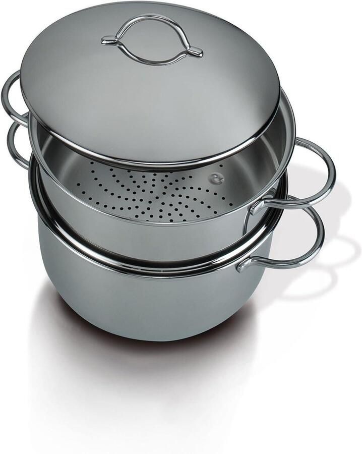 Stoompan zonder bodem Stoominzet Stoomaccessoire Gezond Koken Roestvrij staal 18 10 20 cm Staal
