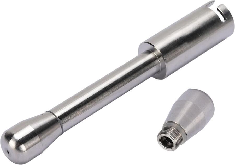 Stainless Steel Stoomspuitmond voor Koffiemachines Vervangingsonderdeel met Rubberen Ringen voor EC685 Modellen
