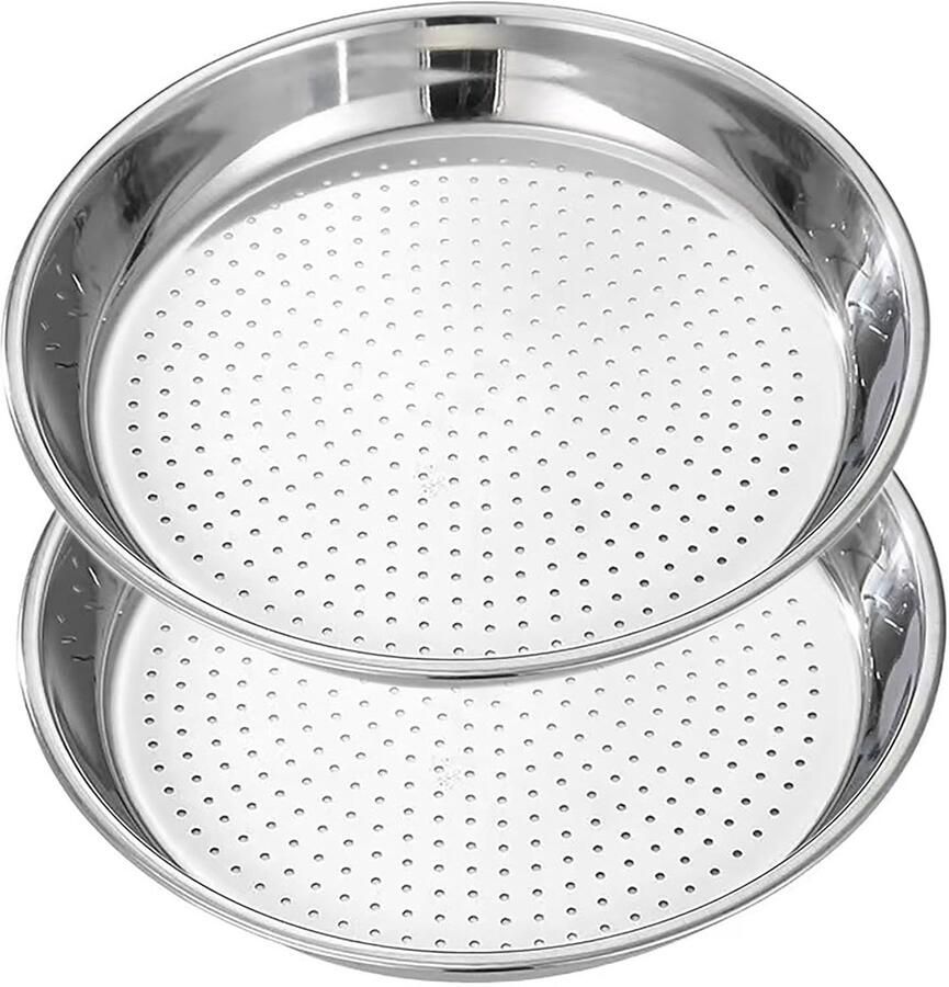 Stoomplaat Stoommand Gezond Koken Lekvrij Ontwerp 275 cm Zilver