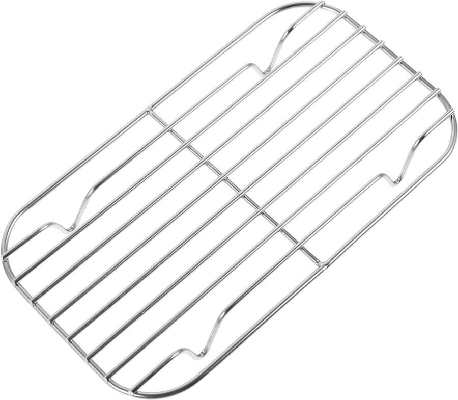 Stoomrek Bakken Koelrek Oven Voedsel Bereiden Hol Ontwerp 15.50X8.50X2.00CM zilver
