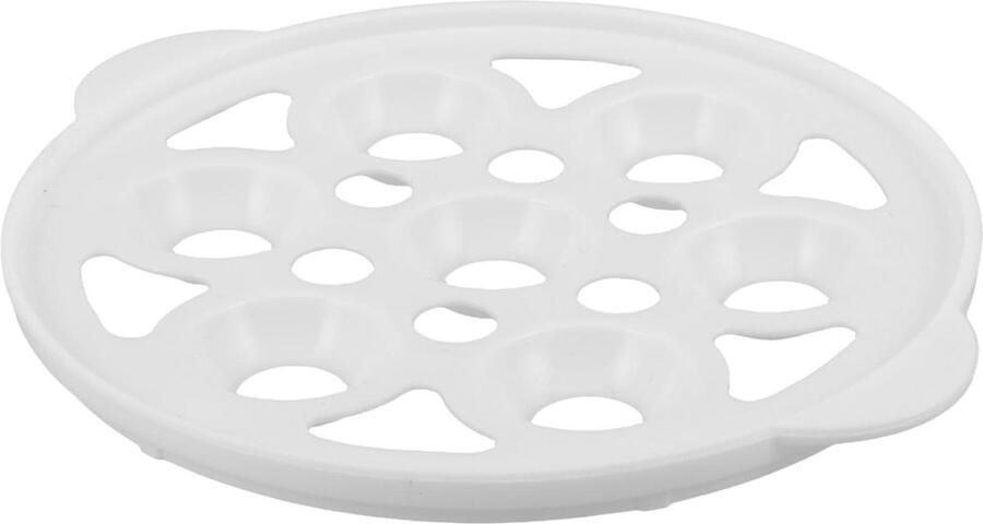 Stoomrek Keuken Eierhouder Mandje Gezond Koken Gelijkmatige Stoom 15 x 173 cm Wit
