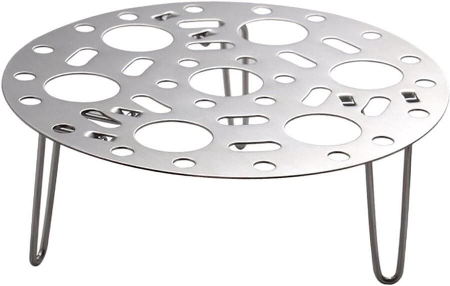 Stoomrek Keukenmand Gezond Koken Opvouwbaar Ontwerp 17.5 cm Zilver