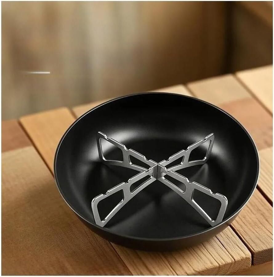 Stoomrek Kruis Kookrek Pannenstandaard Koken en Stomen Opvouwbaar Roestvrij Staal 11 cm Zilverkleurig